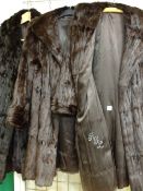 THREE VINTAGE FUR COATS