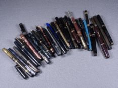 MABIE TODD - Selection of damaged Mabie Todd and Co fountain pens for spares or repair