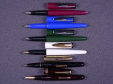 WATERMAN - Vintage (early 1940s) brown Waterman 100 Year Pen fountain pen with gold trim and 14ct