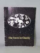1972 THE FACES IN CHARITY PROGRAMME, signed internally by Rod Stewart and the band (unauthenticated)