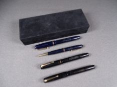 MABIE TODD - Vintage 1940s Swan Mabie Todd 3220 self-filler fountain pen with 14ct gold Swan nib (No