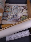 FOUR MAPS OF NORTH WALES, three with provenance