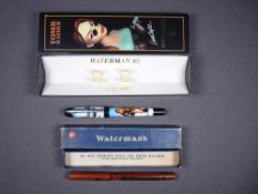 WATERMAN - Vintage c1910 clipless red ripple Waterman's Ideal 15 eyedropper fill fountain pen with