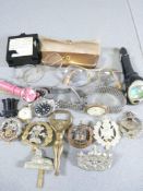 COLLECTABLE WATCHES, military badges ETC