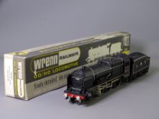 MODEL RAILWAY - Wrenn W2261 LMS black Royal Scot 'Black Watch', boxed with packing rings and