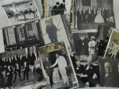COLLECTION OF PRESS PHOTOS OF WINSTON CHURCHILL