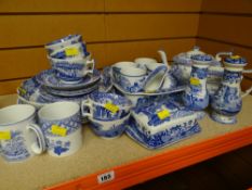 ASSORTED SPODE 'ITALIAN' PATTERN TEAWARES
