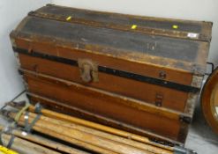 VINTAGE DOMED TOP BLANKET CHEST