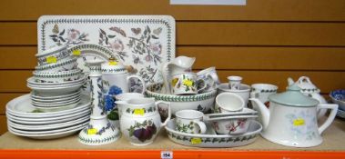 ASSORTED PORTMEIRION 'BOTANIC GARDEN' PATTERN DINNERWARES & OTHER ITEMS