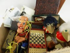 ASSORTED COLLECTABLES, GAMES & RAZORS including T.S.L Pocket Chess
