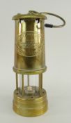 VALE TYPE MINERS LAMP FOR ABERAMAN COLLIERY NUMBER 227017