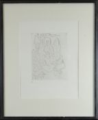 CERI RICHARDS limited edition (91/150) studio print - Arthur and Guinevere on Martin Tinney