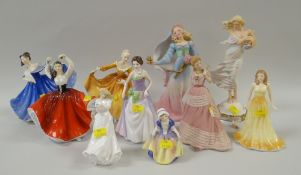 ASSORTED CHINA FIGURINES (10)