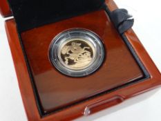 QUEEN ELIZABETH II GOLD PROOF SOVEREIGN 2018 Limited Edition Number 9061 of 10,500 (Maximum Coin