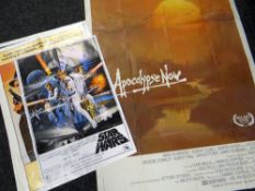 'APOCOLYPSE NOW' FRENCH GRANDE FILM POSTER, 160 x 120cms, together with a reproduction 1993 Star