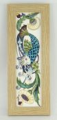 NICOLA SLANEY FOR MOORCROFT POTTERY 'Fishing for Dreams' tile panel plaque limited edition 37/50,