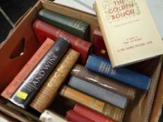 ASSORTED BOOKS including Bunyan 'Pilgrim's Progress', Frazer 'The Golden Bough', Snell 'The