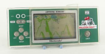 VINTAGE NINTENDO GAME, Balloon Fight, crystal screen, serial number 21207185, circa 1988-1990