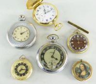 ASSORTED POCKET & FOB WATCHES to include Ingersoll, Ferex, Cardinal ETC