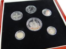 KING EDWARD VIII SILVER PROOF 1936 NEW STRIKE PATTERN SET in presentation box with Certificate of