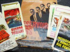 FILM POSTERS comprising ten Italian Locandina movie posters, mostly War films, late 1960's and a