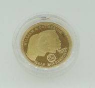 PRINCE WILLIAM & CATHERINE MIDDLETON DOUBLE PORTRAIT GOLD HALF SOVEREIGN, limited edition of 353