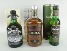 THREE BOTTLES OF SCOTCH WHISKY to include Glenfiddich, Jura and Tobermory (3)