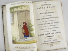 RARE VOLUME OF 'THE CELEBRATED TALES OF MOTHER GOOSE' dated 1817, published by J Harris, St Paul's