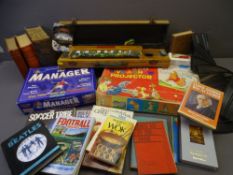 SHUDH SANGEET INSTRUMENT by Golden Deer, cased, a small quantity of toys and games and a box of