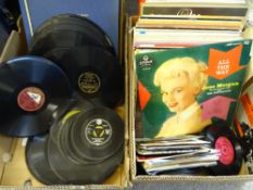 VINYL LP, 45 RPM & VINTAGE GRAMOPHONE RECORDS, a collection