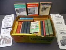 WOODWORKER MAGAZINES, BOOKS & MANUALS with a quantity of Welsh Fferm a Thyddyn magazines