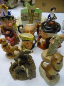 GOEBEL, HUMMEL, AYNSLEY ornamental figurines, Toby and character jugs