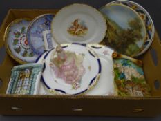 COALPORT LADY FIGURINE, decorative wall plates and dinnerware ETC