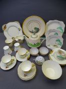 TUSCAN ART DECO TEAWARE with others