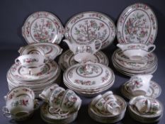 INDIAN TREE DINNER & TEAWARE, a good quantity including meat platters and tureens ETC