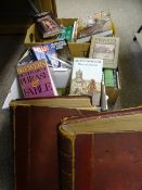 VINTAGE & LATER BOOKS & MAGAZINES, a quantity including two large volumes, Shakspere Knight