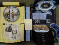 COLLECTOR'S WALL PLATES and Millennium commemoratives by Royal Worcester, Wedgwood and others