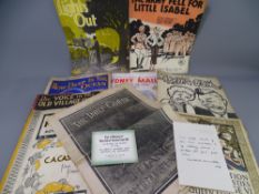 MIXED EPHEMERA, a small collection including 'The Daily Graphic - Titanic in Memorium Number'