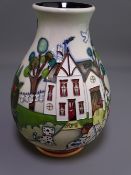 MOORCROFT 'A NEW START' 19cms H VASE limited edition (24/50) by Nicola Slaney and produced for the