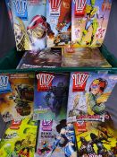 COMICS - 2000 AD FEATURING JUDGE DREDD, 1980s and 90s, approximately 240 plus