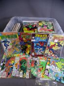 COMICS - MARVEL 'Spider Man', DC 'Green Lantern' circa 1980s, approximately 300