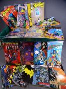 COMICS - D C BATMAN, Robin ETC circa 1980s and 1990s and earlier (200 plus)