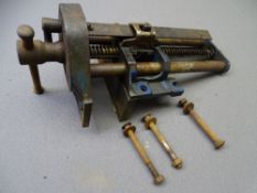 RECORD WORK BENCH VICE, 18cms W