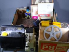 CINE FILM PROJECTOR, CAMERA and mixed collectables quantity
