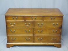REPRODUCTION MAHOGANY CHEST FORM ENTERTAINMENT CABINET