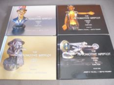 CAR MASCOT COLLECTORS BOOKS X 4 VOLUMES - James R Colwill & Bruce Stewart - The Automotive Mascot