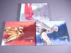CAR MASCOT COLLECTORS BOOKS X 3 VOLUMES - James R Colwill - The Automotive Mascot a design in motion