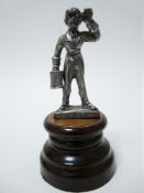 VINTAGE CAR MASCOT - BURLINGTON BERTIE circa 1925, unknown maker, 9.25cms H.