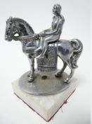 VINTAGE CAR MASCOT - LADY GODIVA by DESMO, 11cms H, 10cms L,