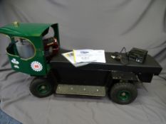 AN IAN'S ELECTRIC ENGINE'S LTD RIDE-ON ELECTRIC SENTINEL steam wagon in little used condition.